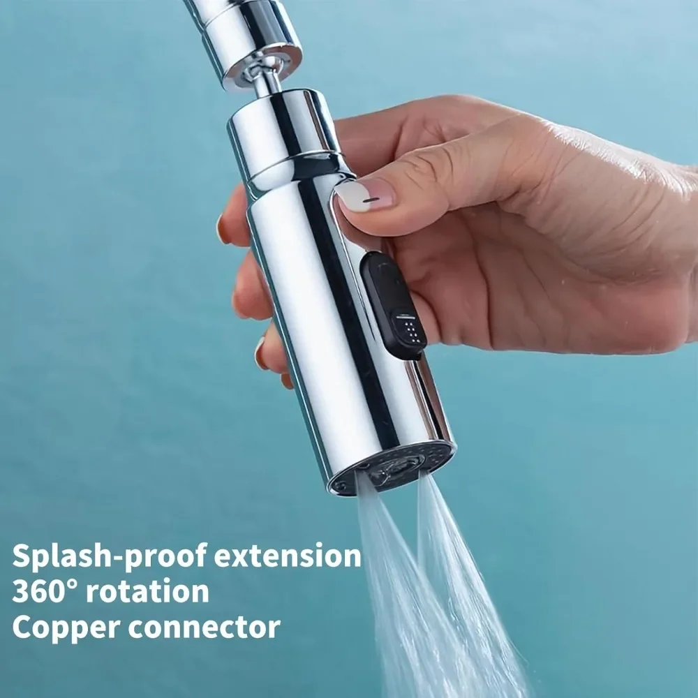 Commercial Kitchen Faucets - 1pc 3 in1 Flexible Kitchen Faucet