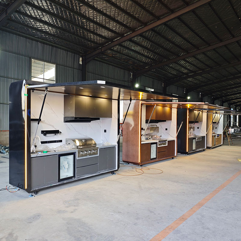 Commercial Kitchen Grill - Commercial Grade Outdoor Kitchen with Shed