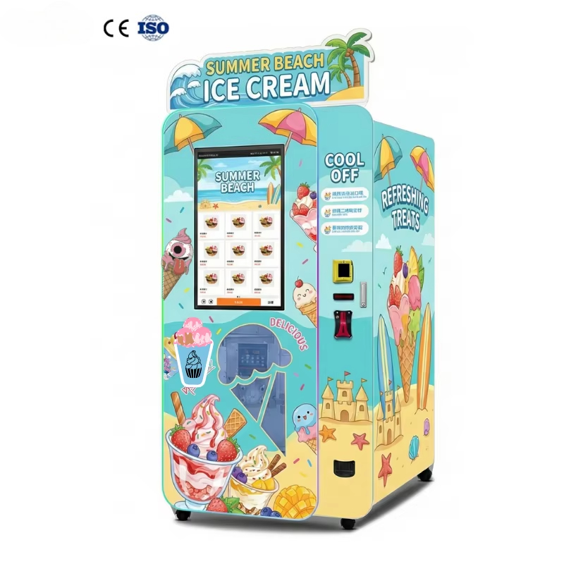 Ice Cream Vending Machine Auto - Soft Serve Ice Cream Machine review and price
