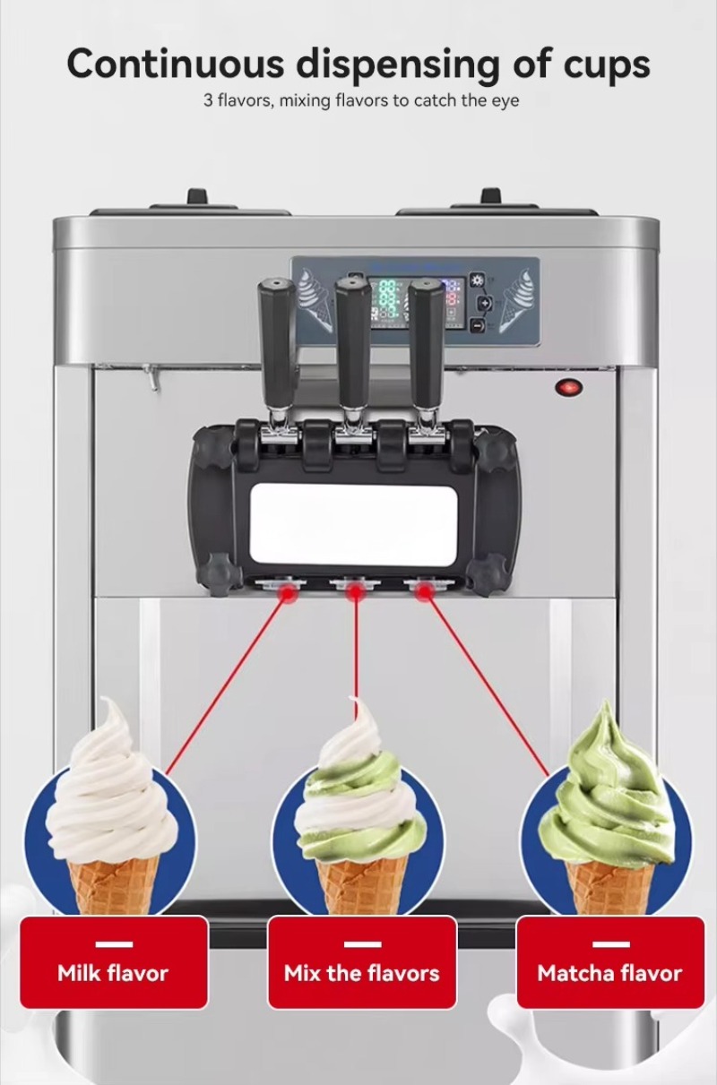 Professional Commercial Automa - Soft Serve Ice Cream Machine review and price