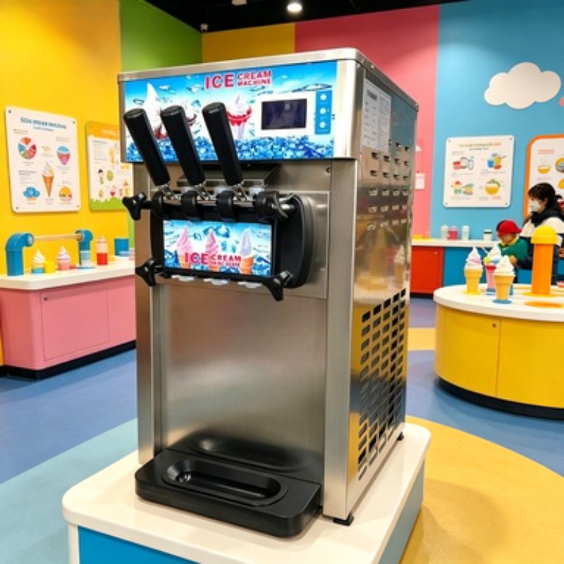 Floor Standing Ice Cream Maker - Soft Serve Ice Cream Machine review and price