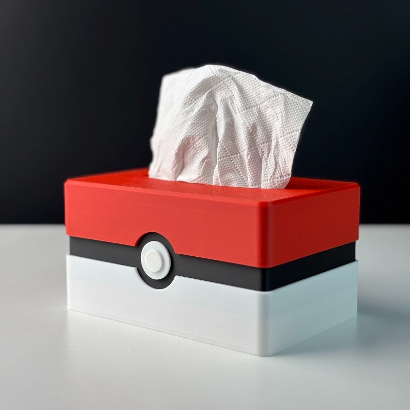 Cartoon Poke  Ball Tissue Box  - Commercial Kitchen Utensil Organizer review and price