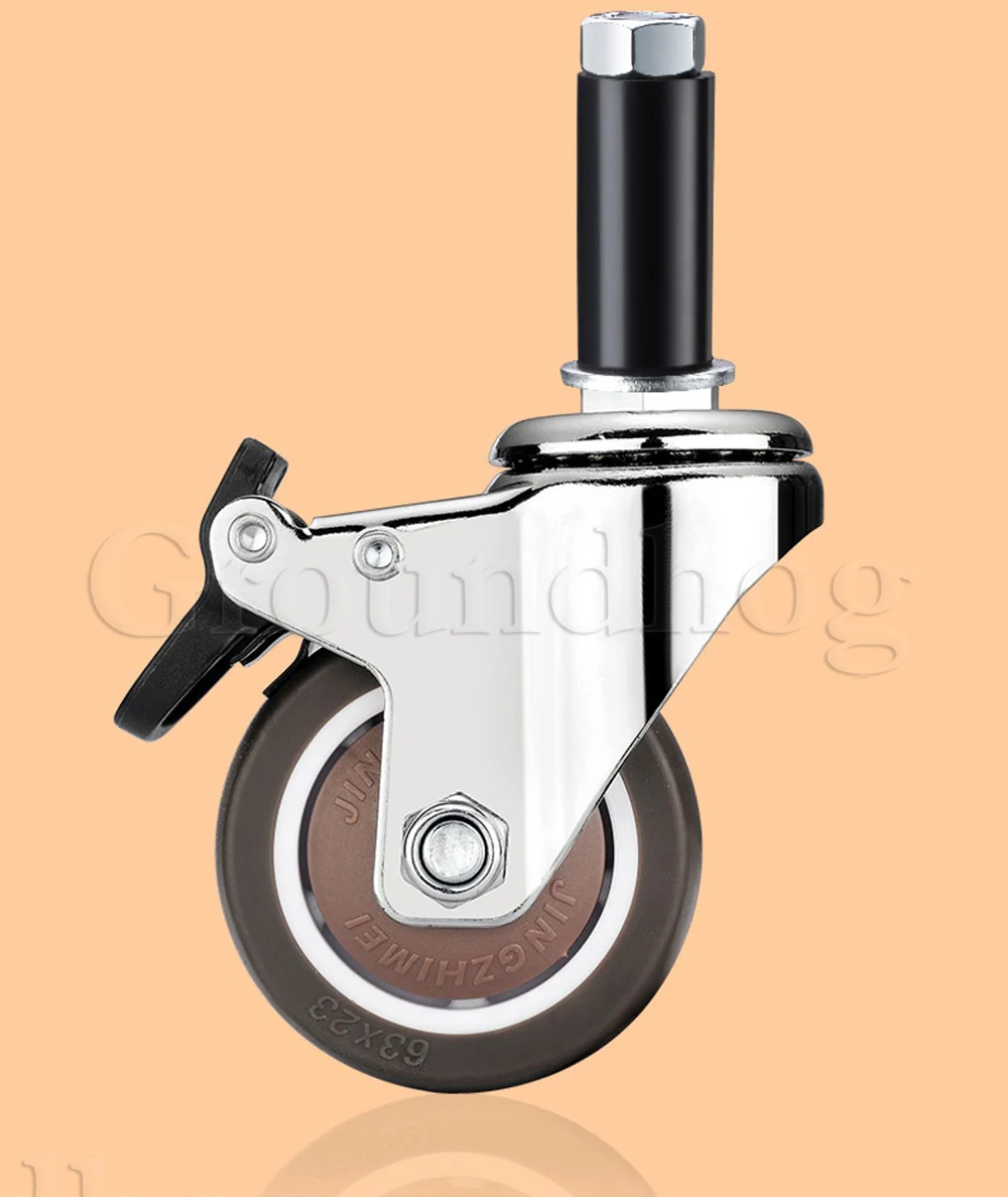 4Pcs Expanding Stem Casters, T - Commercial Kitchen Youtube review and price