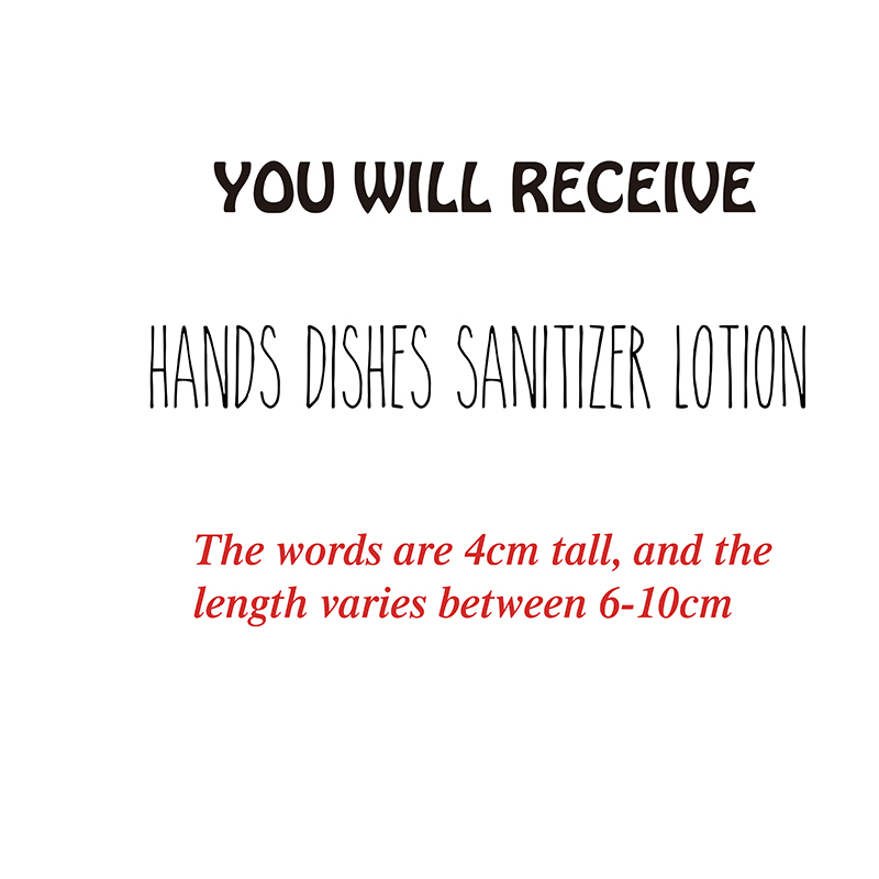 4pcs Waterproof Hands Dishes B - Commercial Kitchen Tiles review and price
