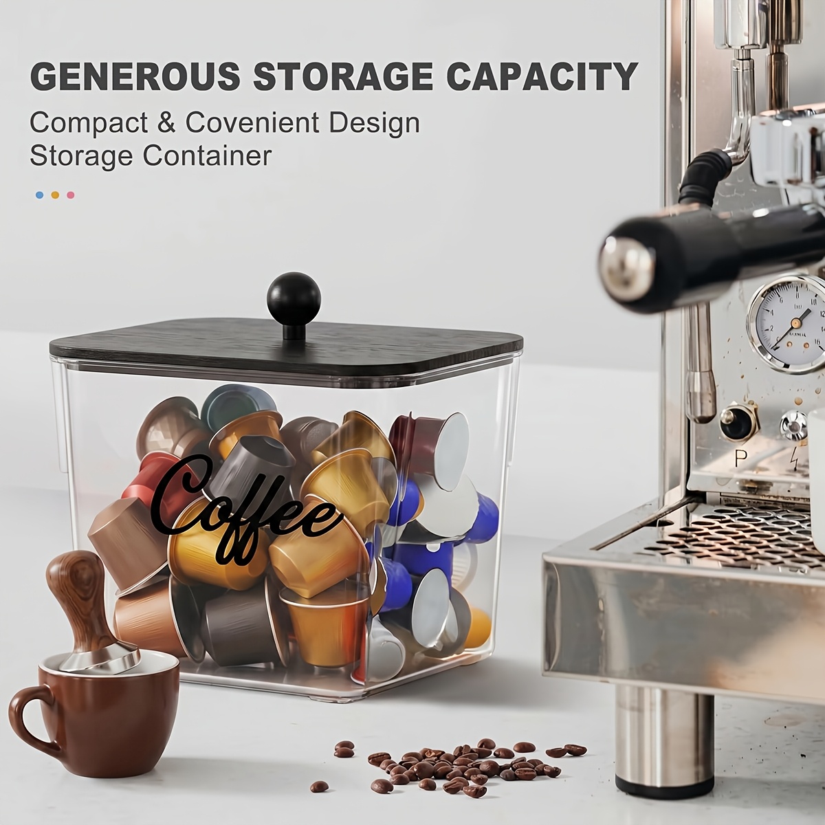 Coffee Pod Holder with Lids Pl - Commercial Kitchen Utensil Organizer review and price