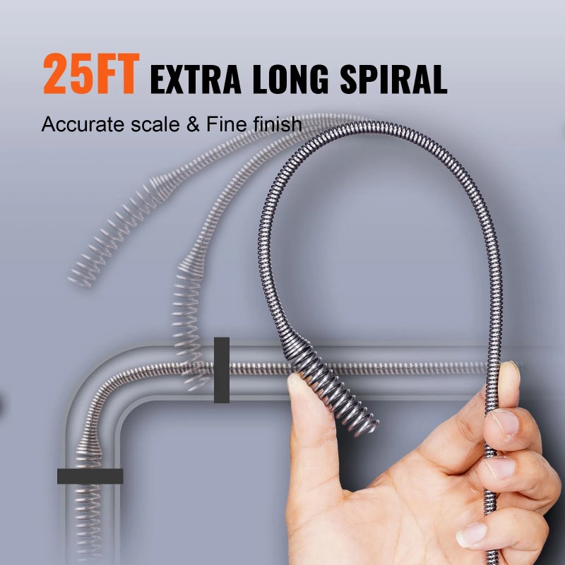 Drain Cleaner Machine 25FT Aut - Commercial Kitchen Youtube review and price