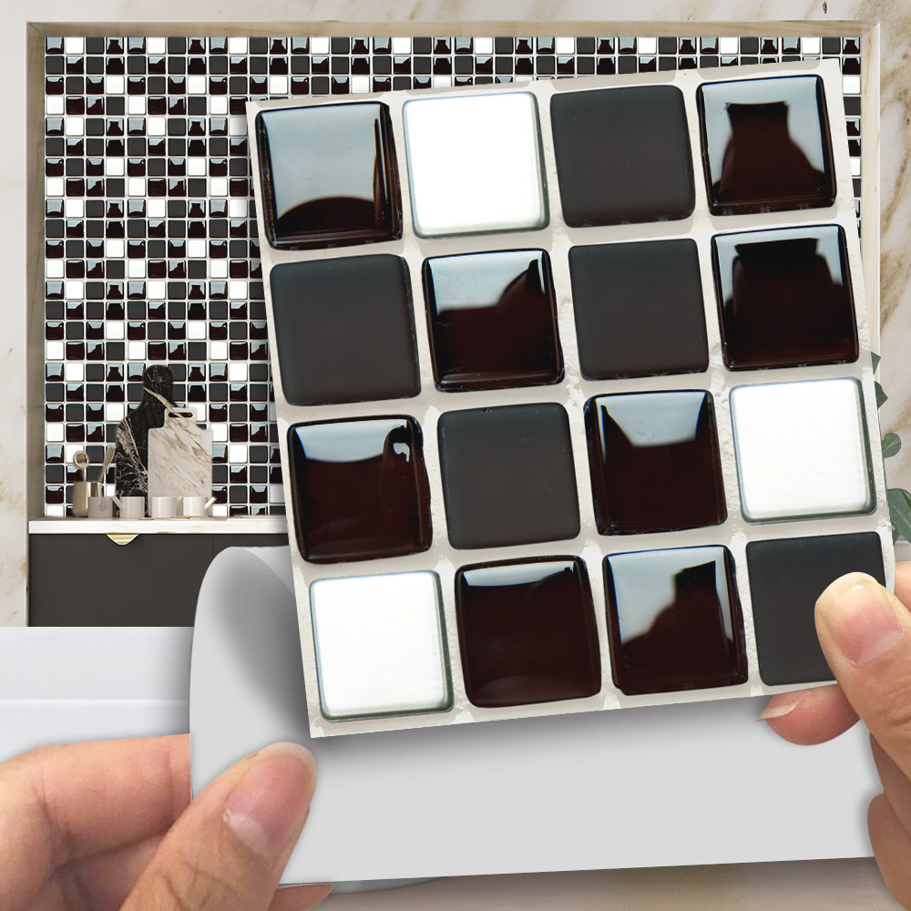 Black & White Marble Mosaic Ti - Commercial Kitchen Tiles review and price