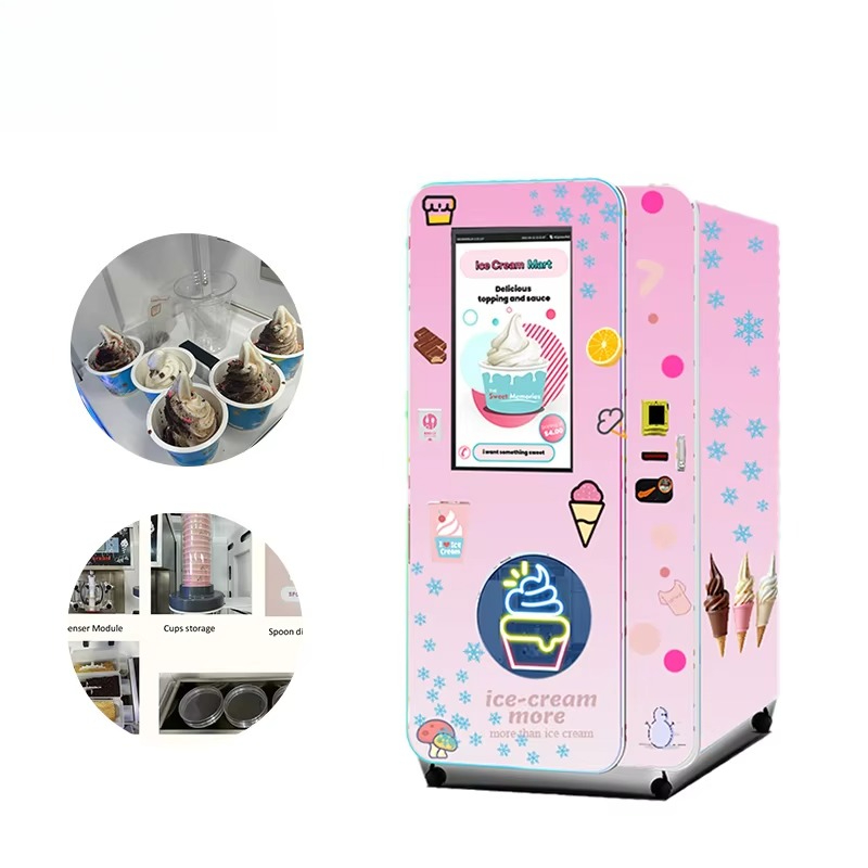 Customized Soft Ice Cream Vend - Soft Serve Ice Cream Machine review and price