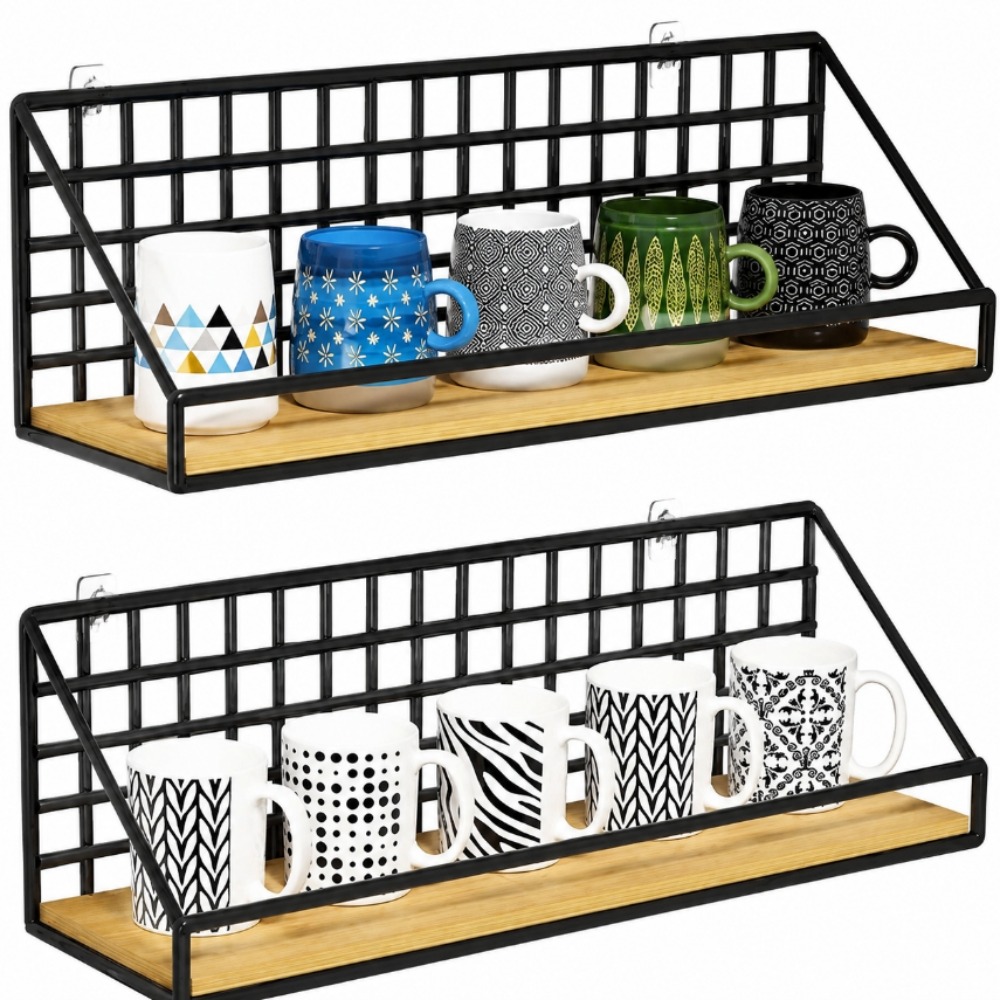 Wall Mounted Storage Basket Me - Commercial Kitchen Wall Shelves review and price
