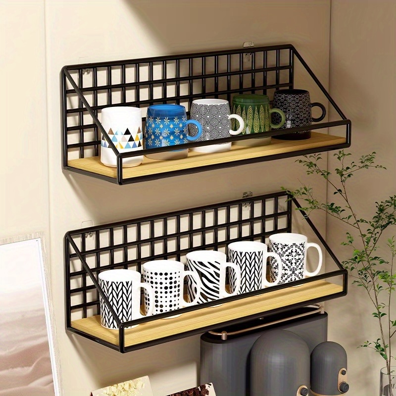 Wall Mounted Storage Basket Me - Commercial Kitchen Wall Shelves review and price