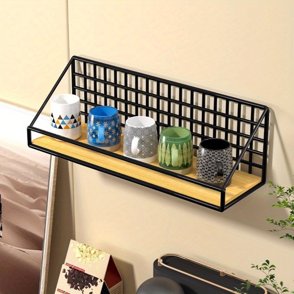 Wall Mounted Storage Basket Me - Commercial Kitchen Wall Shelves review and price