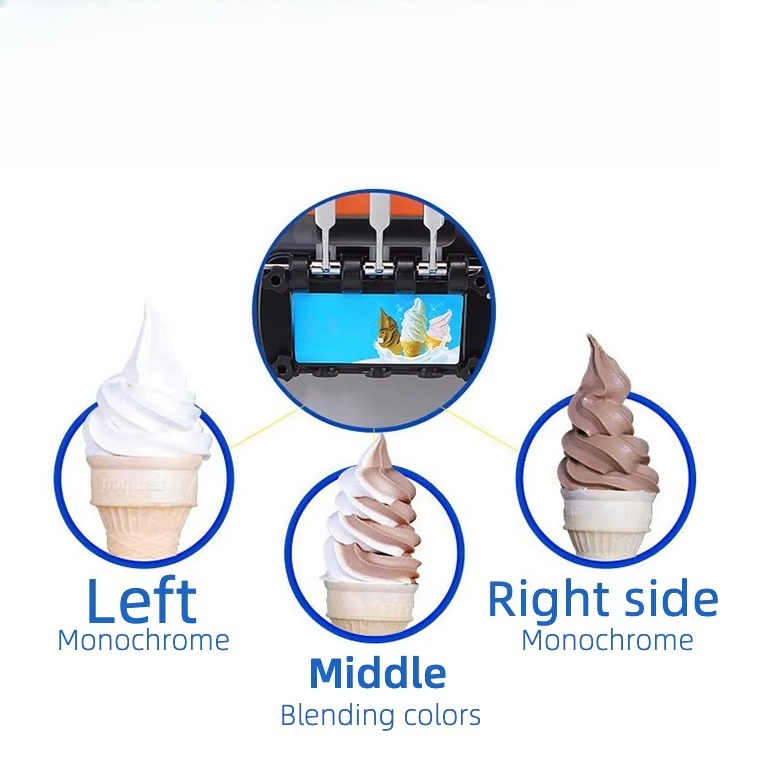 Fully Automatic 20~28L/h Soft  - Soft Serve Ice Cream Machine review and price