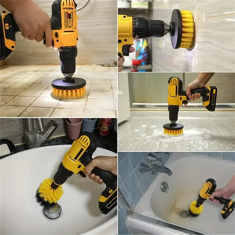 3 pcs/set drill brush set powe - Commercial Kitchen Tiles review and price