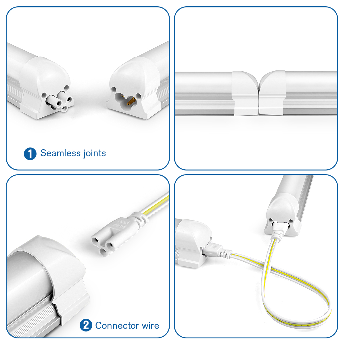 AC220V EU Plug T8 LED Tube Lig - Commercial Kitchen Youtube review and price
