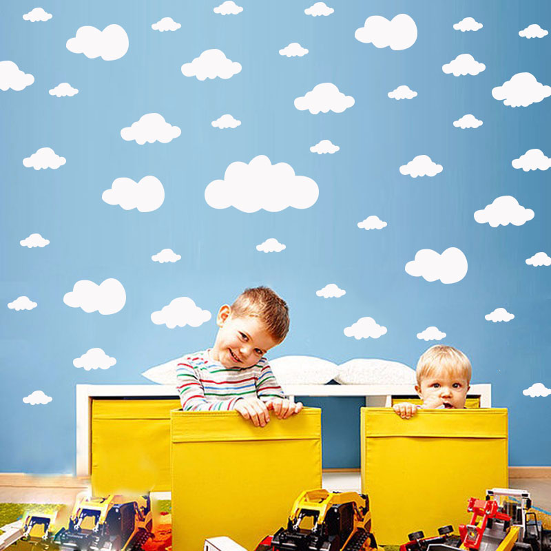 68 Pcs DIY Clouds Wall Sticker - Commercial Kitchen Tiles review and price
