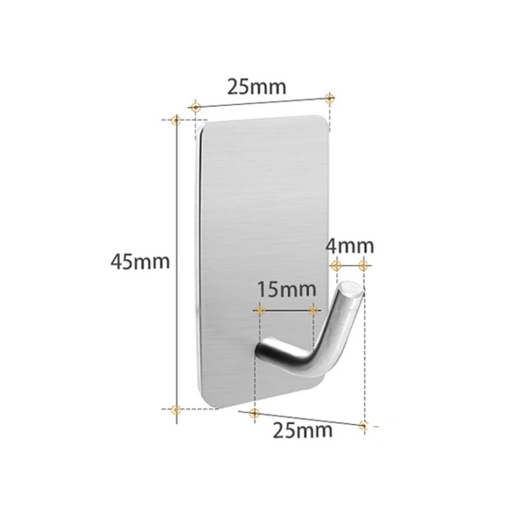 1-10Pcs Self Adhesive Hook Sta - Commercial Kitchen Wall Shelves review and price