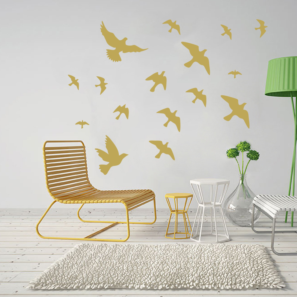 12Pcs/set Bird Wall Stickers H - Commercial Kitchen Tiles review and price