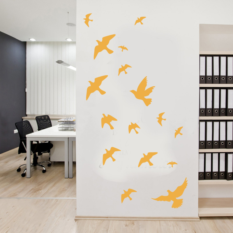 12Pcs/set Bird Wall Stickers H - Commercial Kitchen Tiles review and price