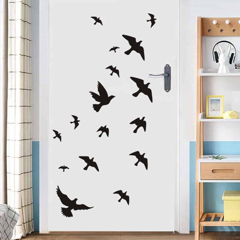 12Pcs/set Bird Wall Stickers H - Commercial Kitchen Tiles review and price