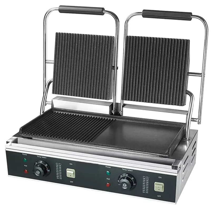 Commercial Double Panini Conta - Commercial Kitchen Grill review and price