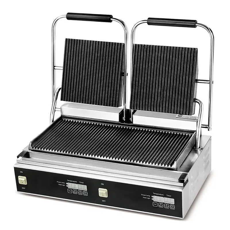 Commercial Double Panini Conta - Commercial Kitchen Grill review and price