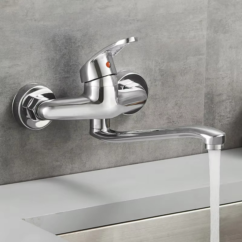Double Hole Sink Faucet Kitche - Commercial Kitchen Faucets review and price