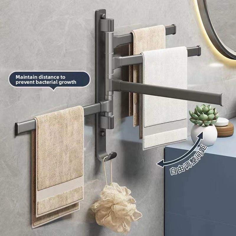 Bathroom Towel Rack Rotatable  - Commercial Kitchen Wall Shelves review and price