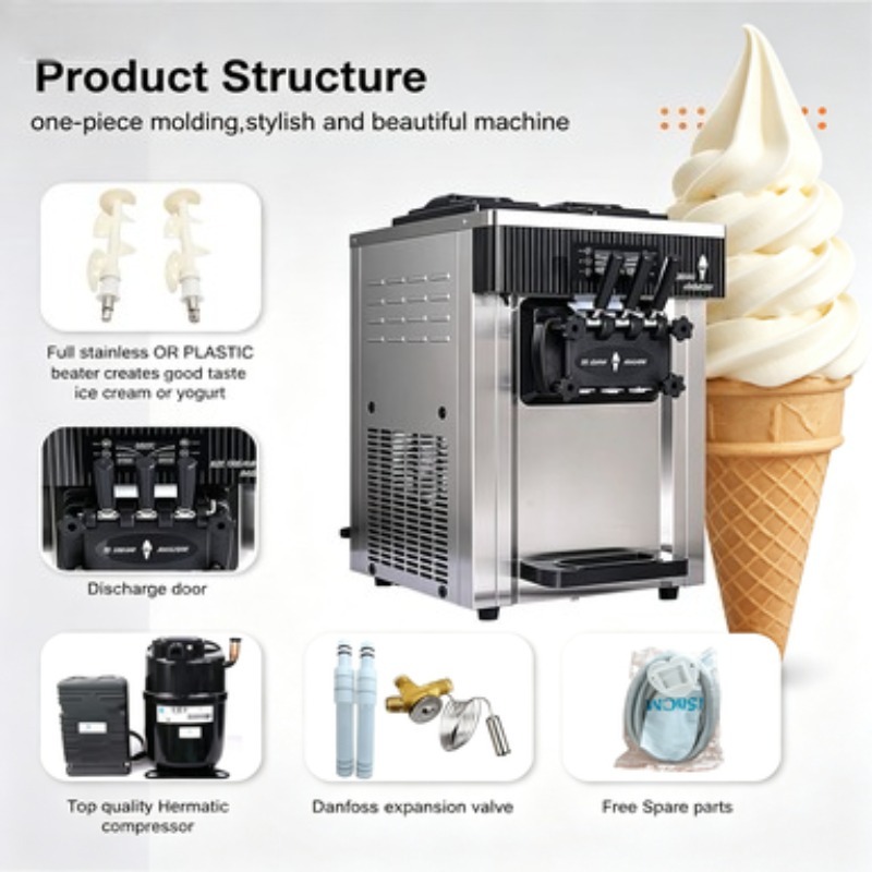 20-28L/h Floor Standing Ice Cr - Soft Serve Ice Cream Machine review and price