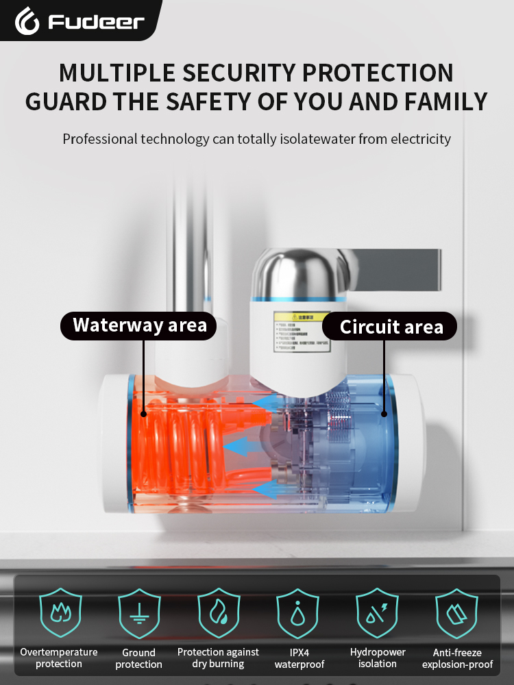 Fudeer Electric Water Heater 2 - Commercial Kitchen Faucets review and price