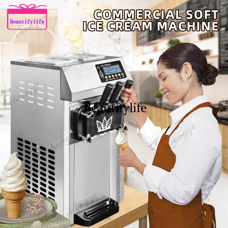 A55  Pre-cooling commercial ic - Soft Serve Ice Cream Machine review and price