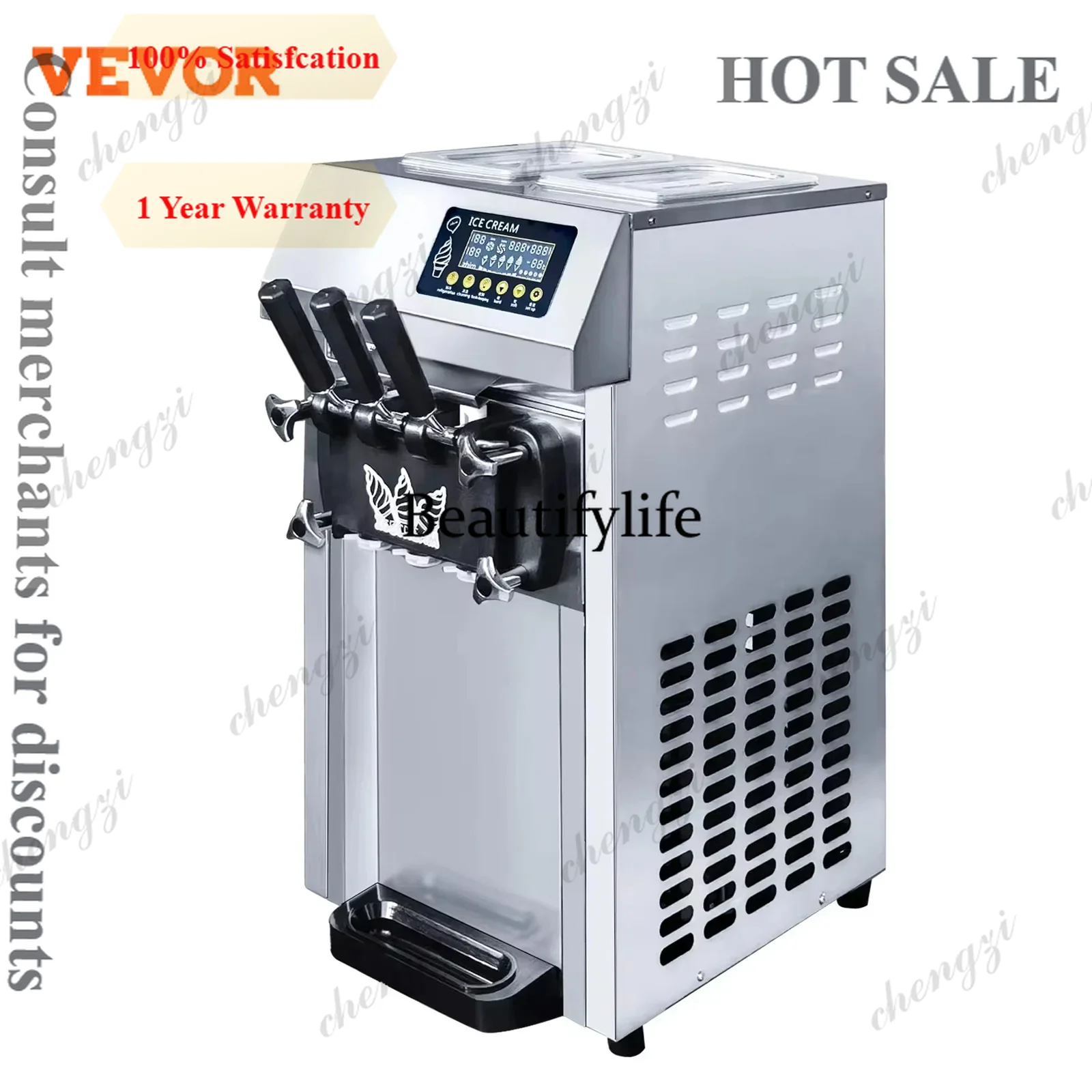 A55  Pre-cooling commercial ic - Soft Serve Ice Cream Machine review and price