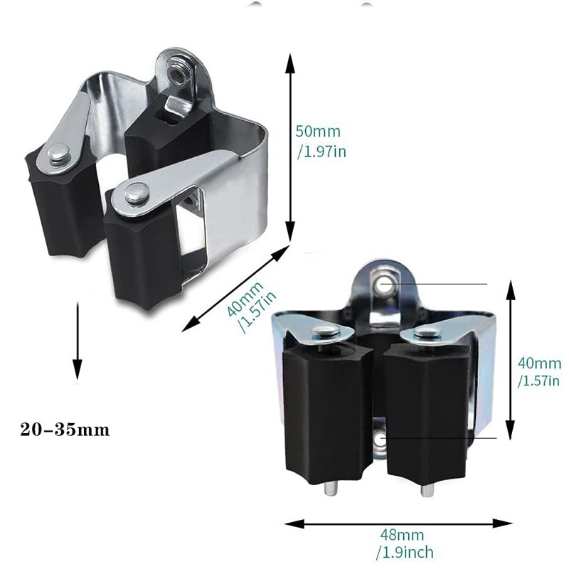 1/4pcs Broom Hanger Mop Holder - Commercial Kitchen Wall Shelves review and price