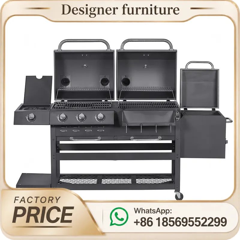 Charcoal Gas BBQ Grill Smokele - Commercial Kitchen Grill review and price